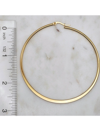 Classic Gold Hoops, XLarge