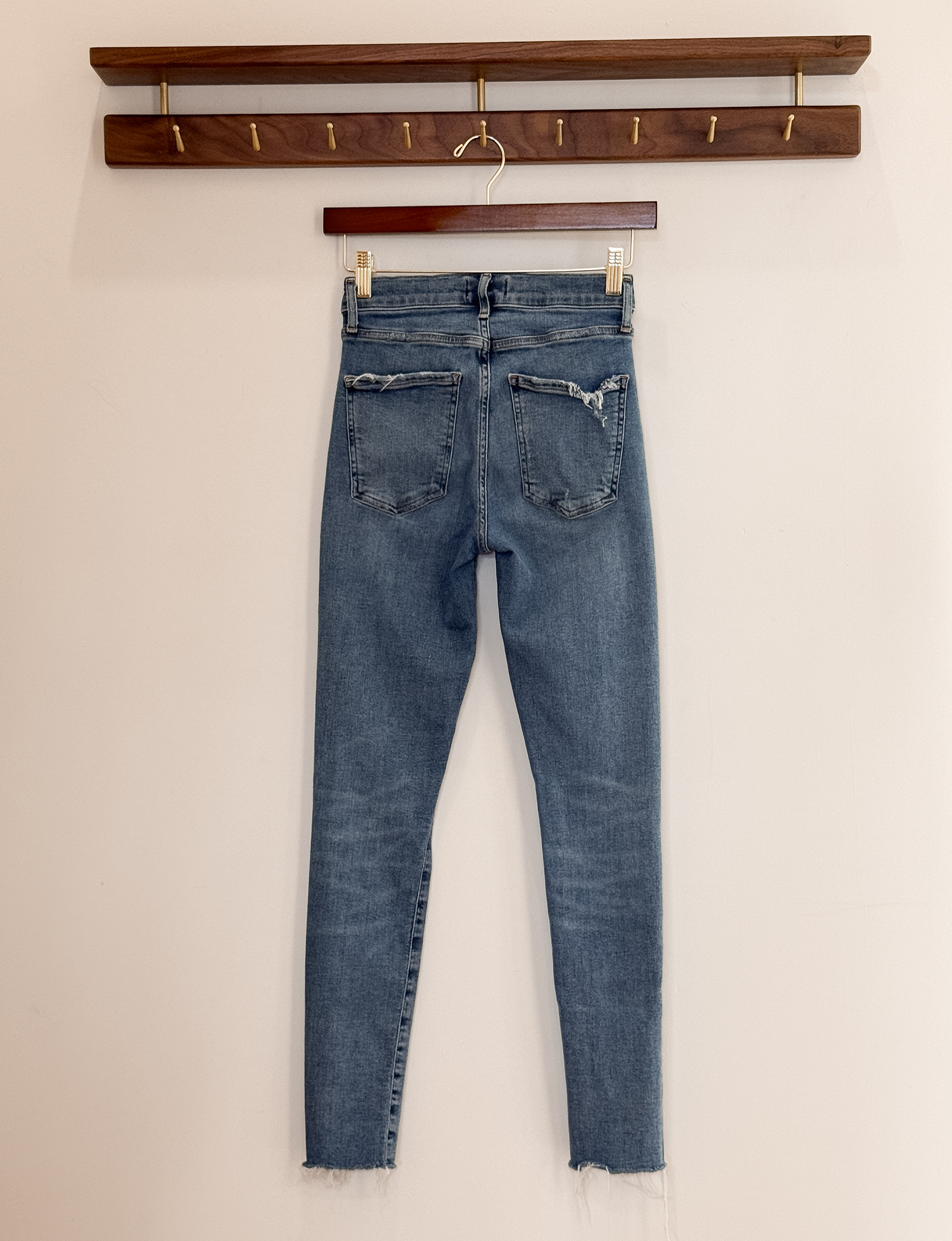 AGoldE Sophie Skinny Crop Jeans, Light Wash