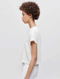 1950's Boxy Tee, Vintage White