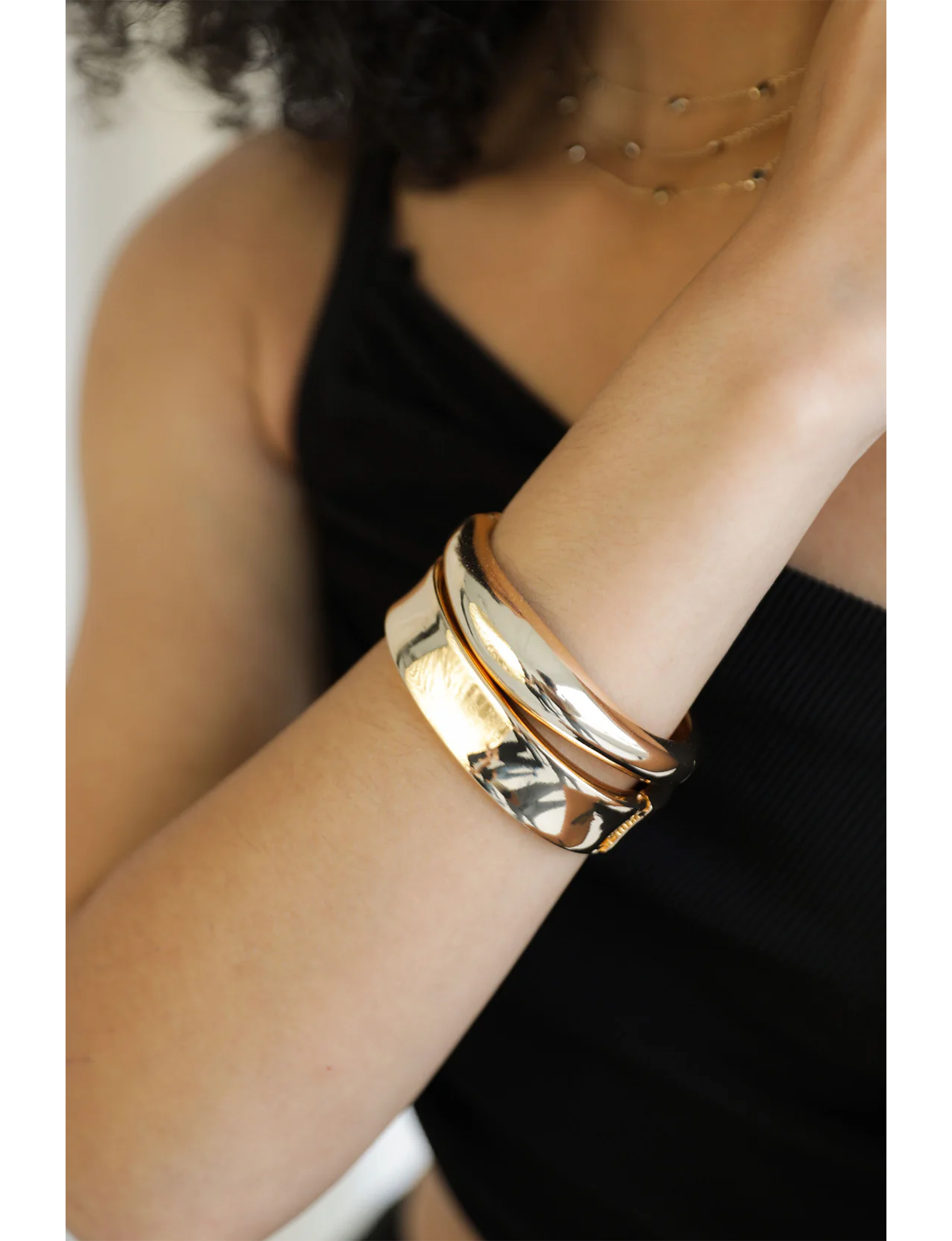 Double Bangle Set, Gold