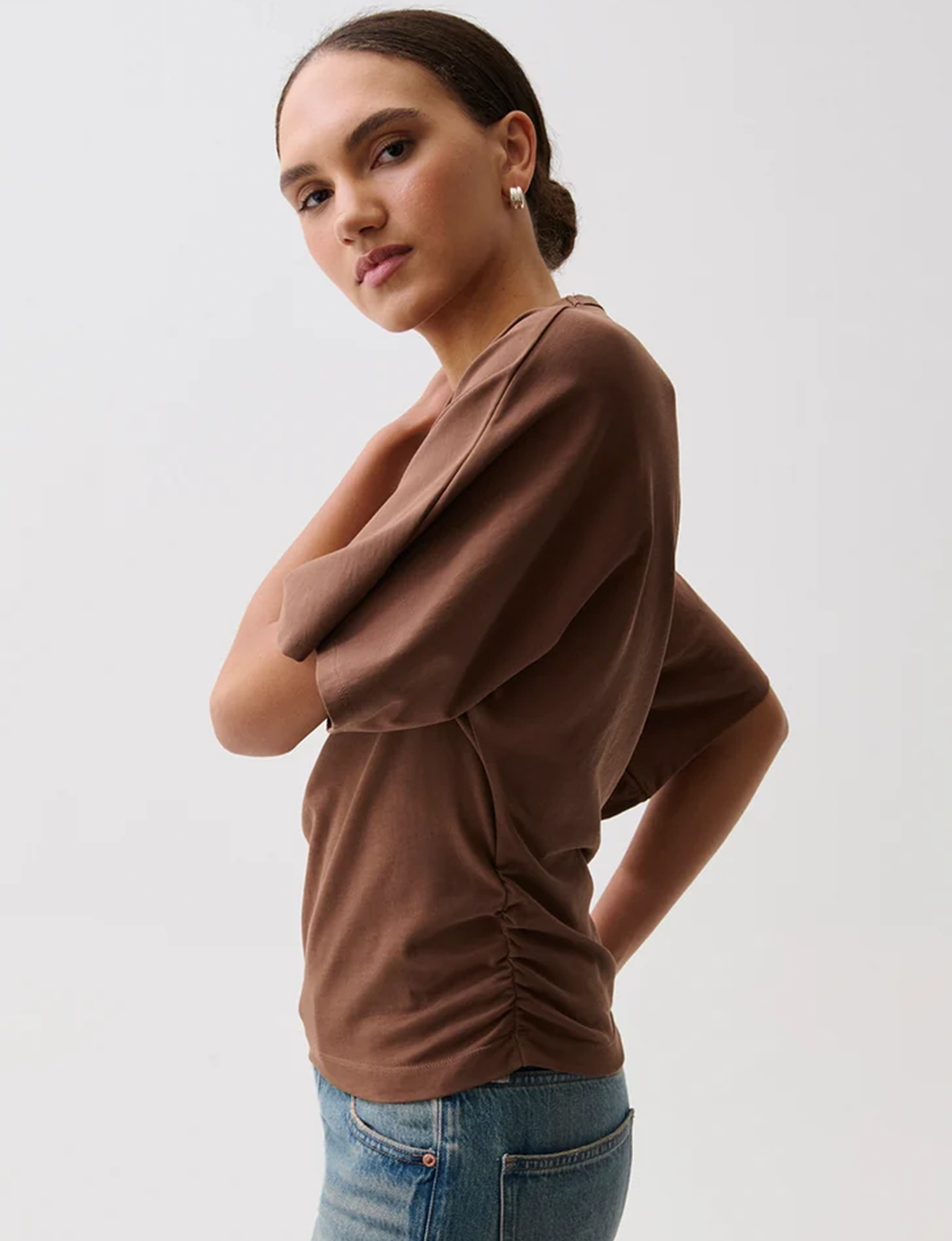 Veronica Kimono Fitted Tee, Lindt