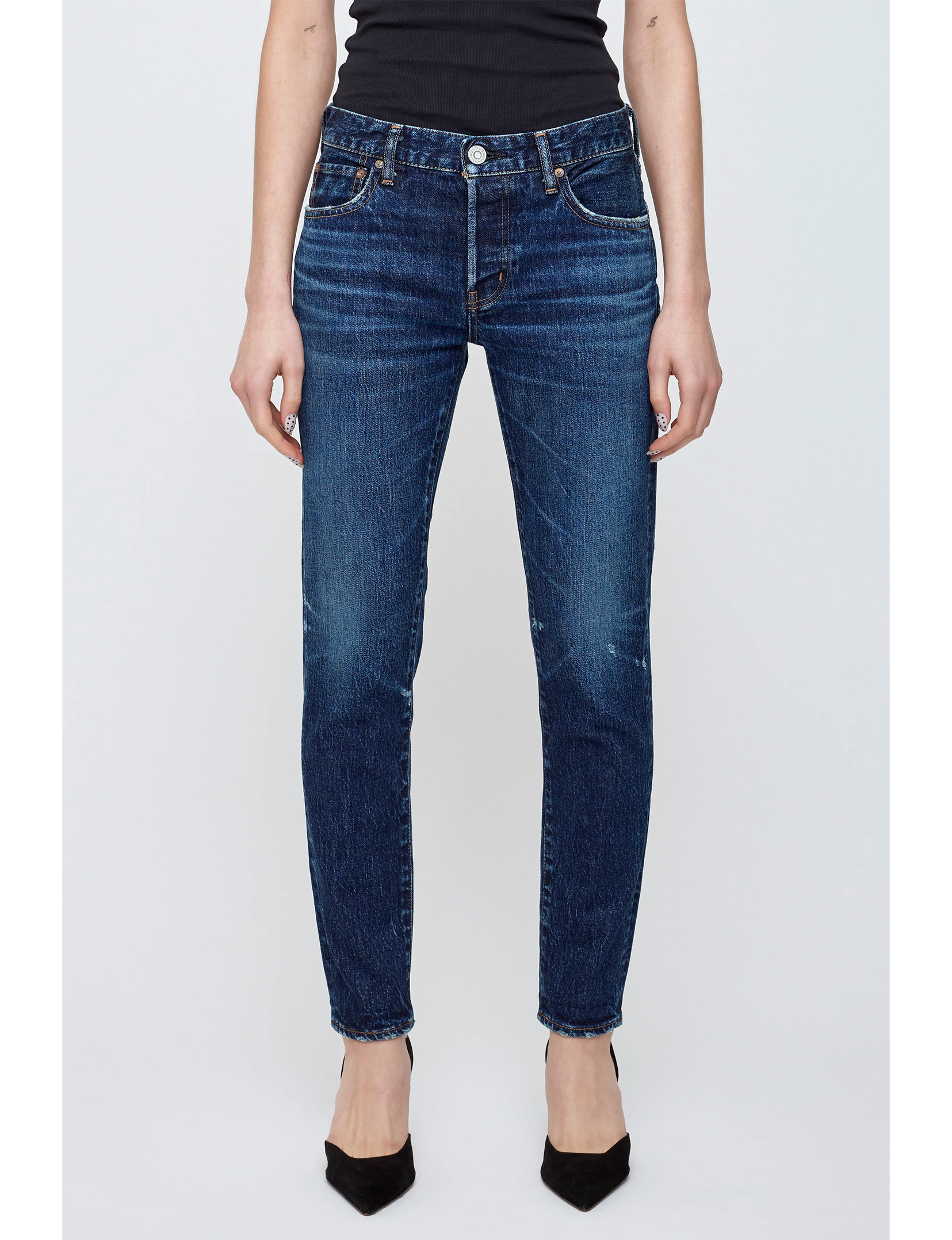 Camden Tapered Leg, Dark Blue