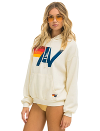 Relaxed Logo Pullover Hoodie, Vintage White