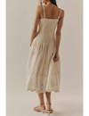 Daphne Midi Dress, Ivory