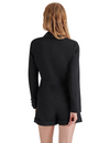 Sidonie Blazer Romper, Black