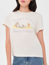 Pooh Friend Classic Tee, Vintage White