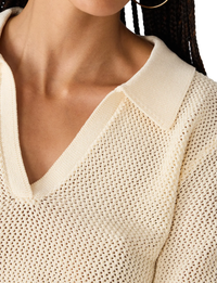 Lark Sweater Top, Cream