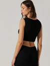 Keely Crop Top, Black