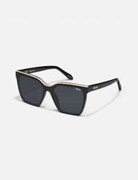 Level Up Sunglasses, Black Gold/Smoke