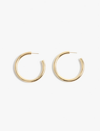 Michaela Hoops 2", Gold