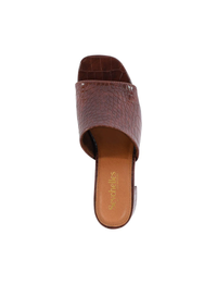 Adapt 3 Croco Heel, Brown