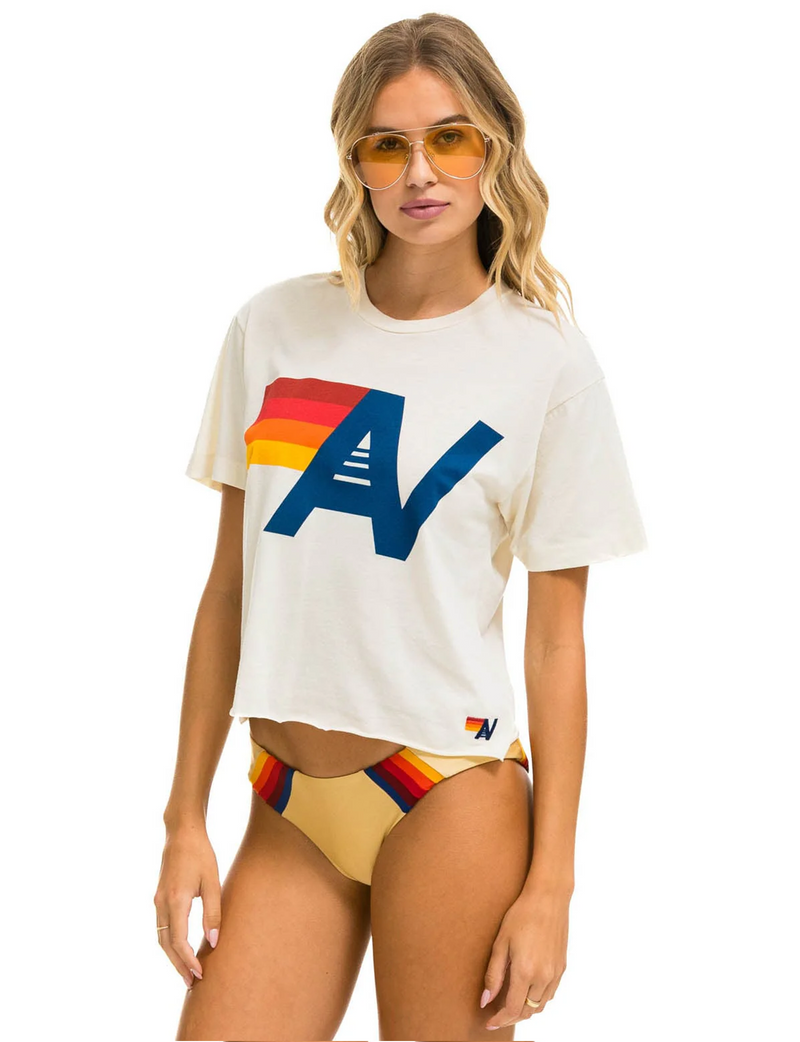 Logo Boyfriend Tee, Vintage White