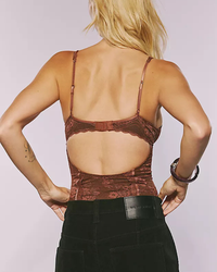 Say You Love Me Bodysuit, Mink