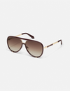 High Profile Sunglasses, Espresso/Brown