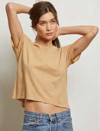 Harley Boxy Crew Tee, Suede