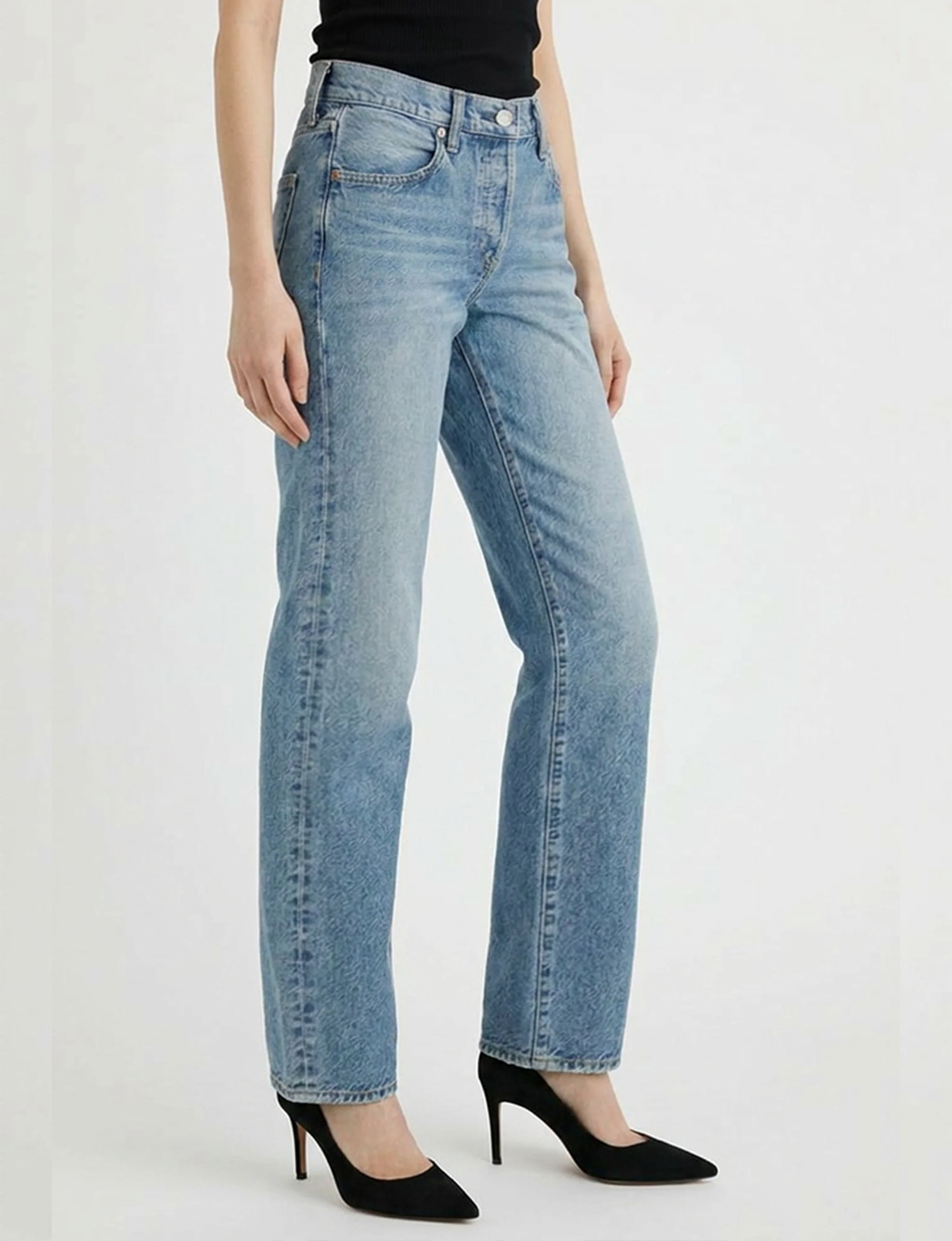 Leyden Straight Leg, Light Blue
