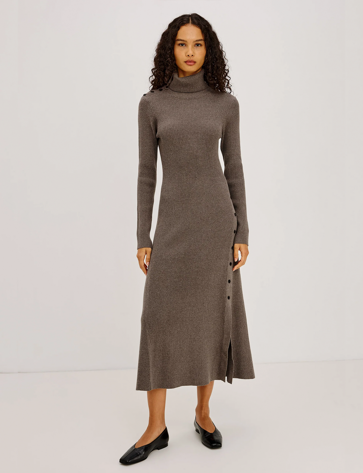 Kat Dress, Hazelnut