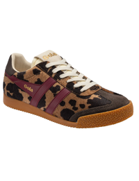Elan Savanna Sneaker, Tan Cow/Cerise/Mocha