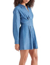 Aria Mini Dress, Chambray Blue