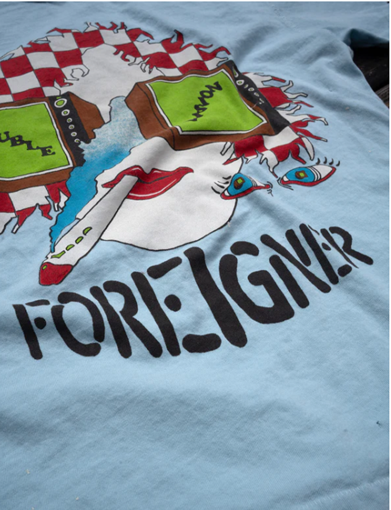 Foreigner Crew Tee, Haze