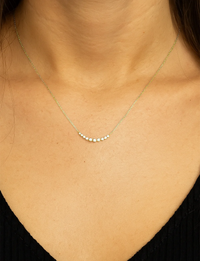 Imani CZ Necklace, Gold