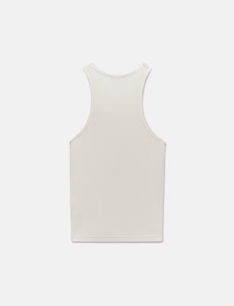 Ritz Rib Tank, White