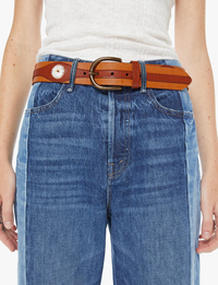 The Flock Together Belt, Natural/Cognac