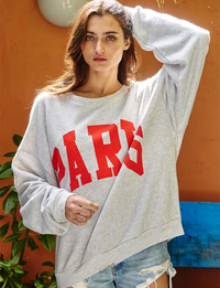 Oversized Paris Terry, Heather Grey