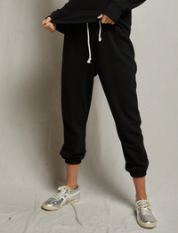 Johnny French Terry Sweatpant, True Black