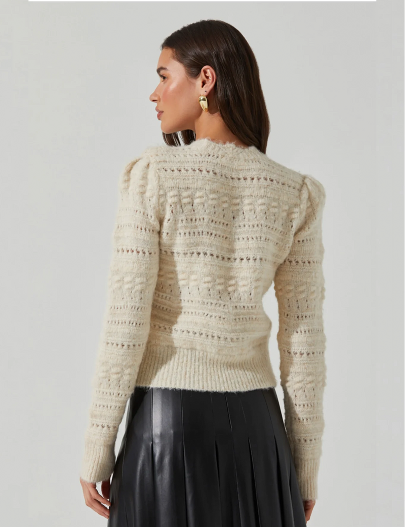 Pelloni Sweater, Cream