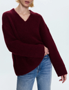 Talia Sweater, Claret