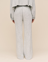 Contrast Wide Leg Pant, Winter Storm
