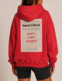 Diet Coke Hideout Hoodie, Vintage Red