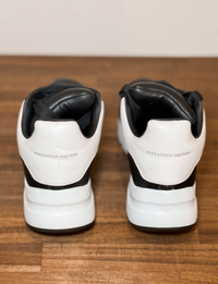 Alexander McQueen Oversized Runner Sneakers, Black/White