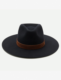 River Fedora, Black/Brown