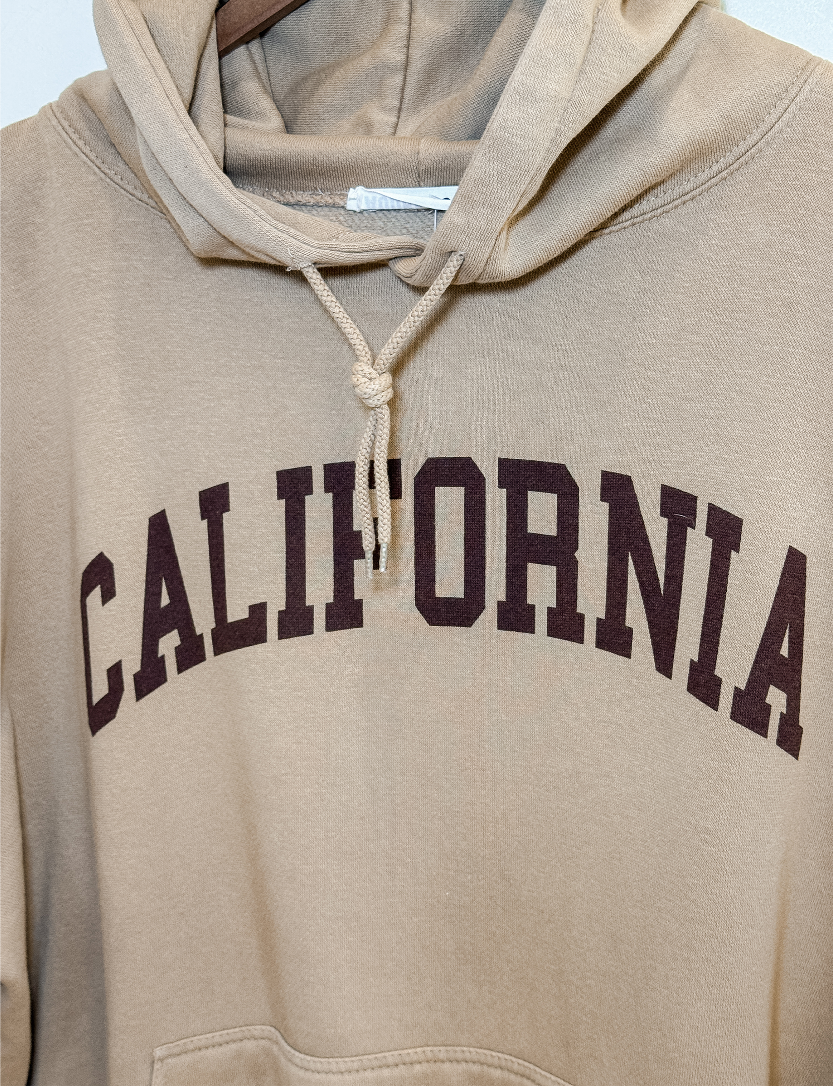 Audrey 3 + 1 California Hoodie, Tan/Brown