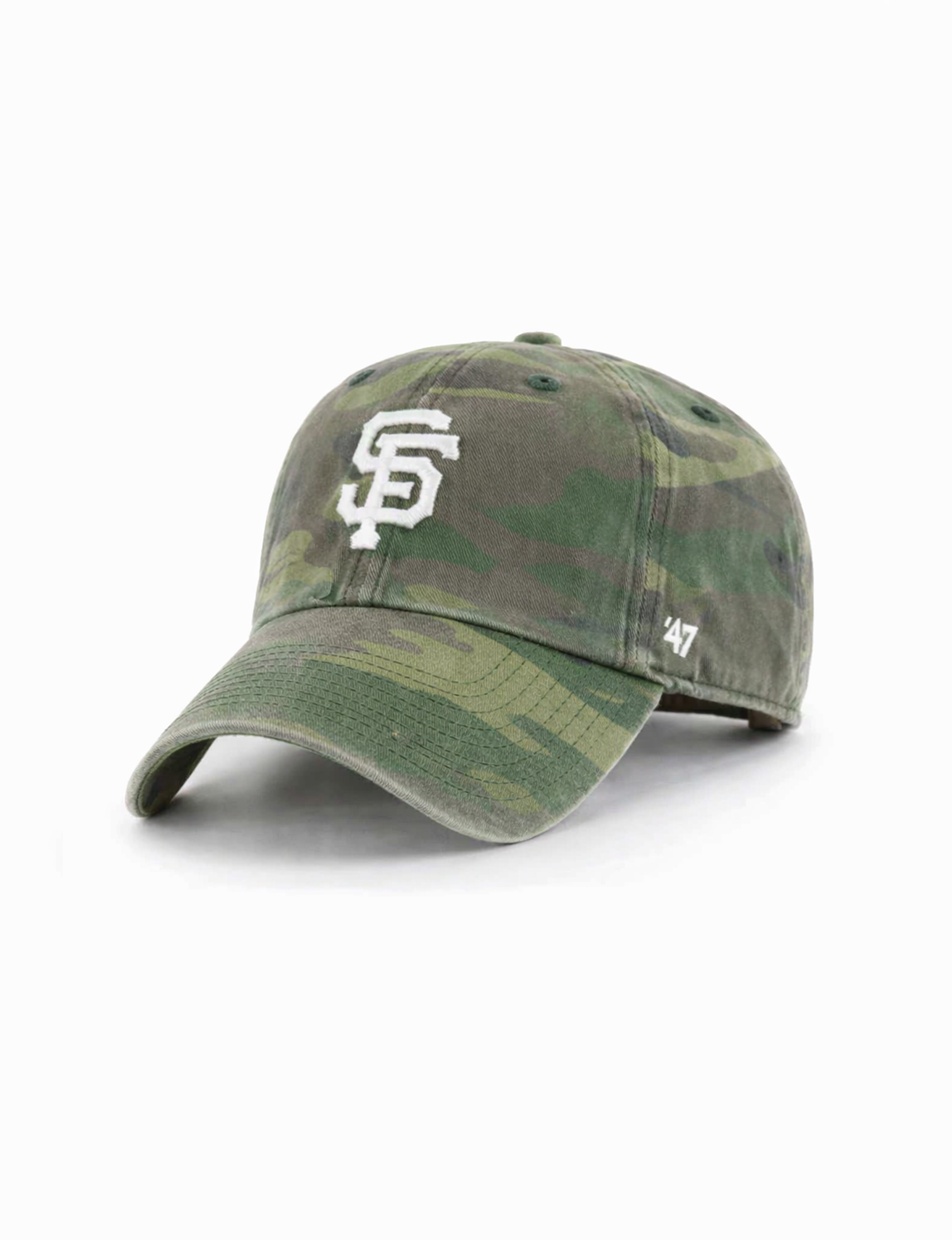 SF Giants Ball Cap, Camo/White