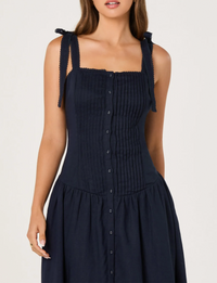 Marie Dress, Navy