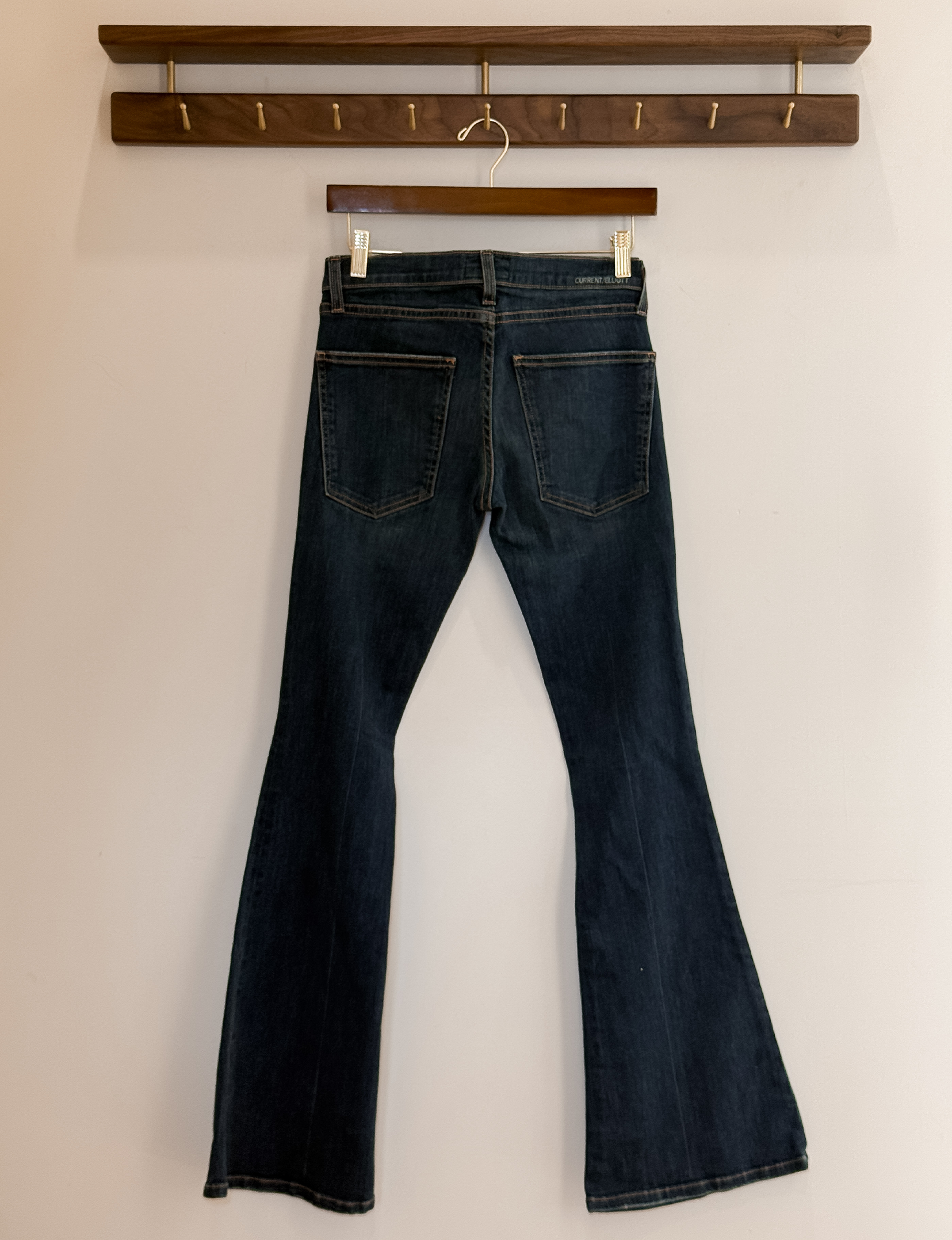 Current Elliot Flare Jean, Dark Blue