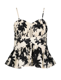 Athena Peplum Top, Athena Print