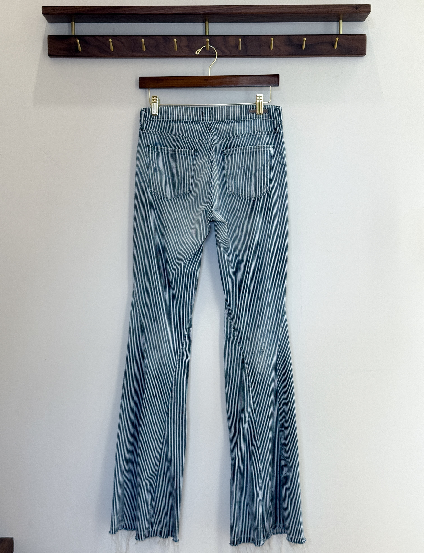 Citizens Of Humanity Flare Pants, Indigo Stripe
