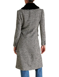 Dienne Coat, Black Multi