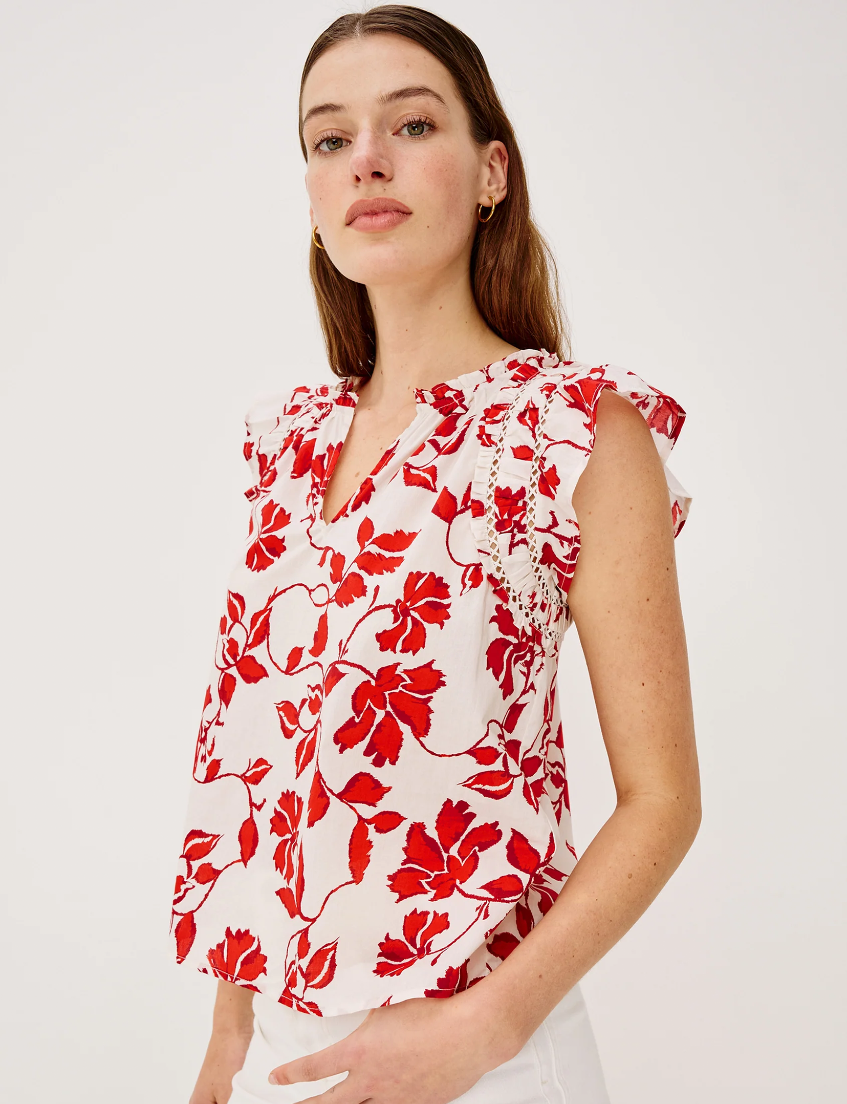 Allea Top, Red Jasmine