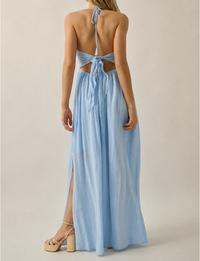 Senam Maxi Dress, Chambray