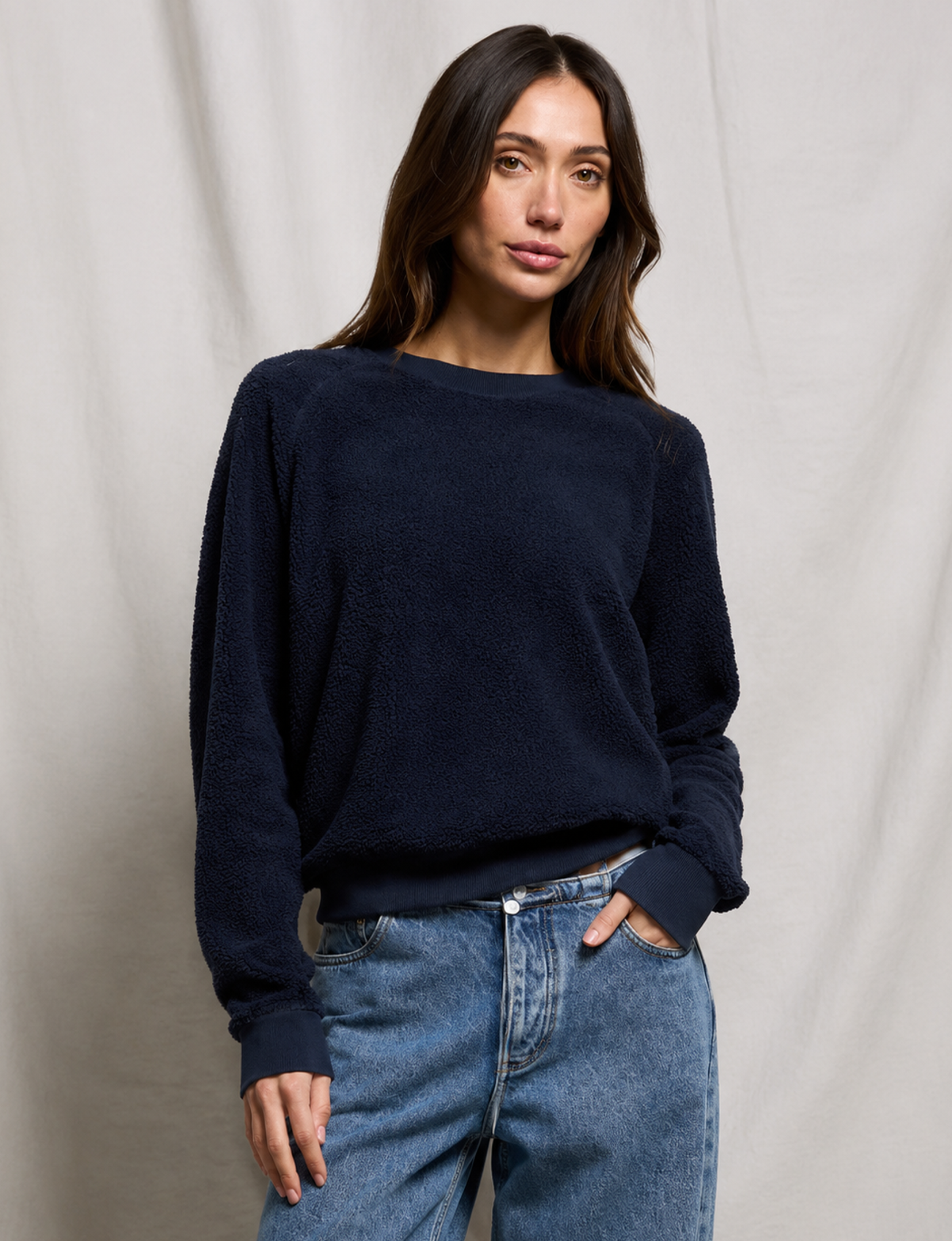 Ziggy Inside Out Sweatshirt, Navy