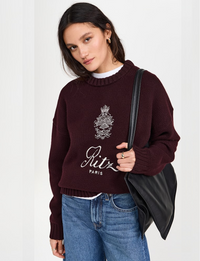 Ritz Cashmere Sweater, Bordeaux