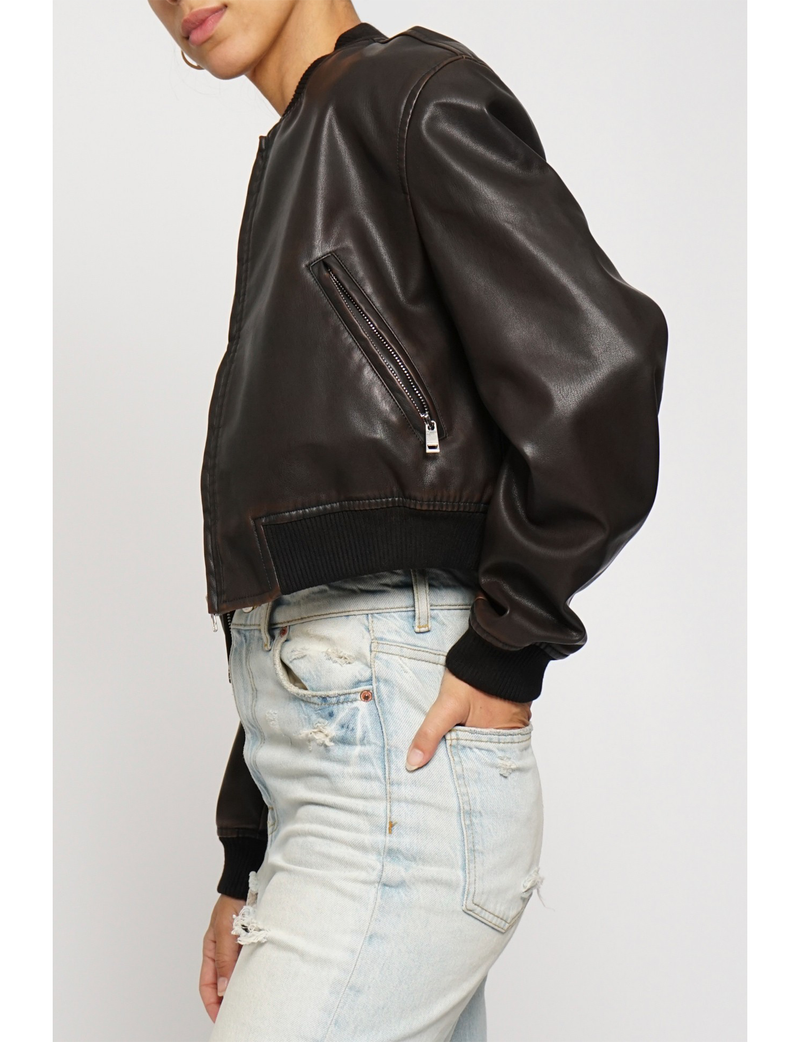 Washed Bomber, Brown