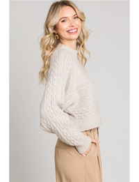 Marbled Sweater, Soft Sage