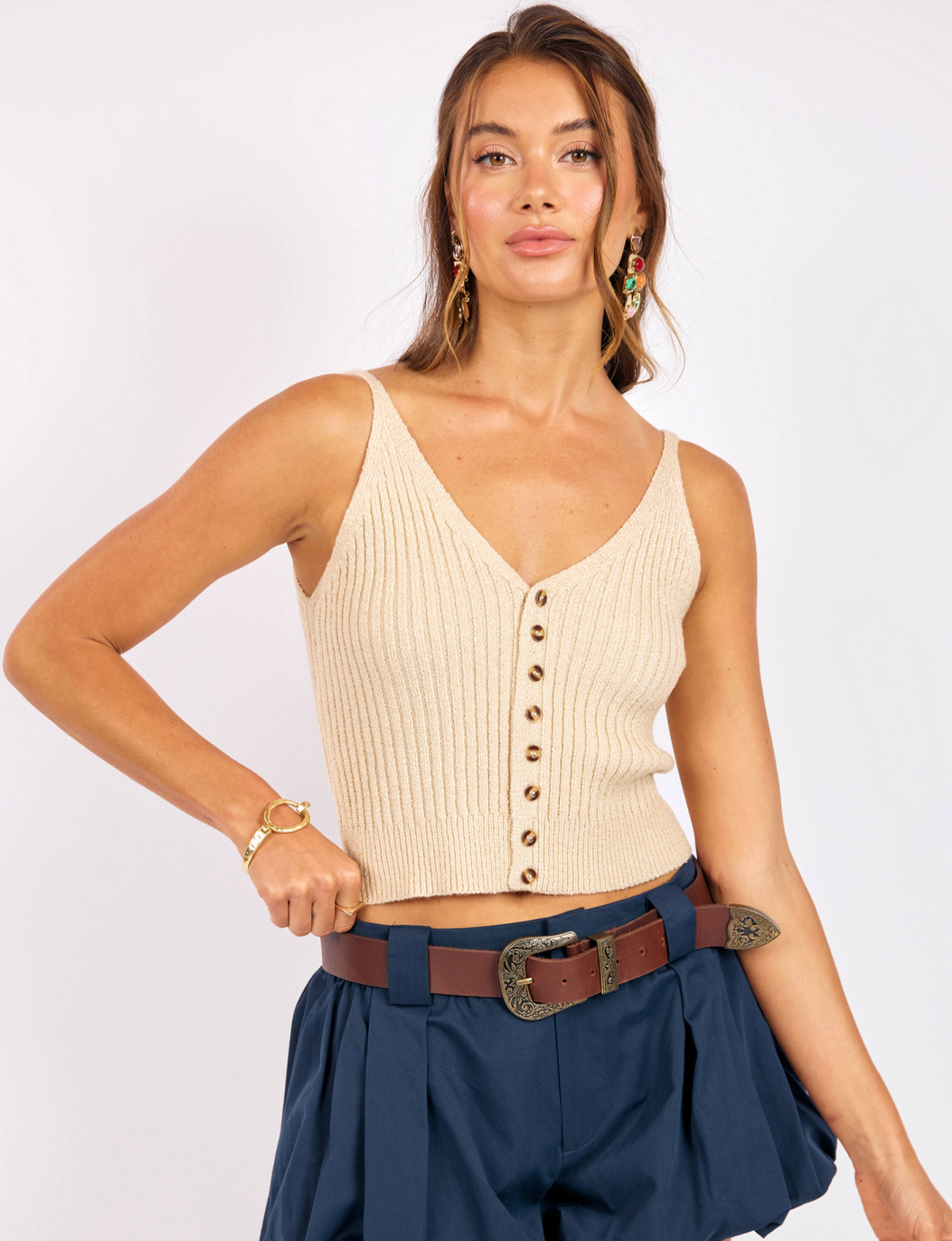 Easygoing Cami, Oatmeal