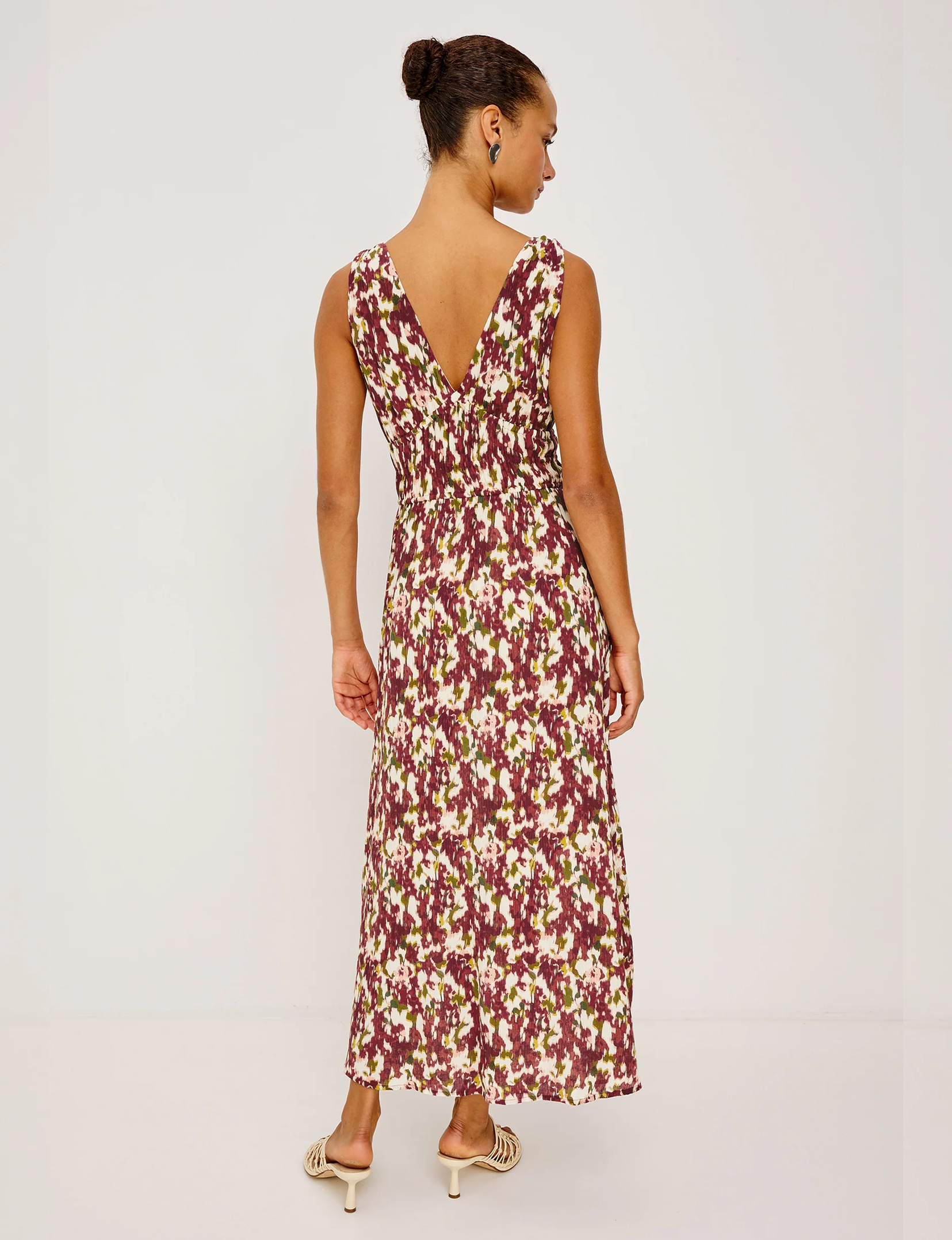 Marciana Dress, Cardinal Floral